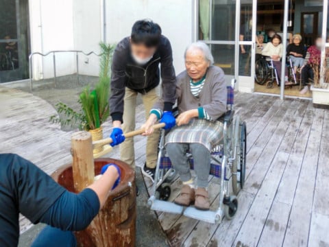 餅つき